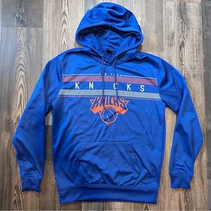 New York Knicks Hoodie Mens Small Blue NBA Basketball Pullover Ultra Game